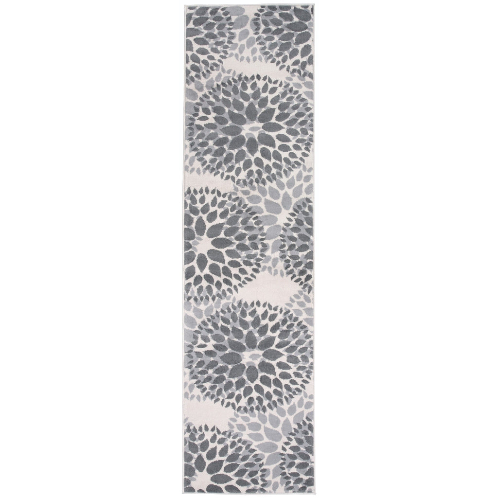 World Rug Gallery Modern Floral Circles Area Rug