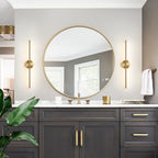 1-Light 23.6 in. Modern Linear Dimmable Integrated LED Bathroom Vanity Light Wall Sconce