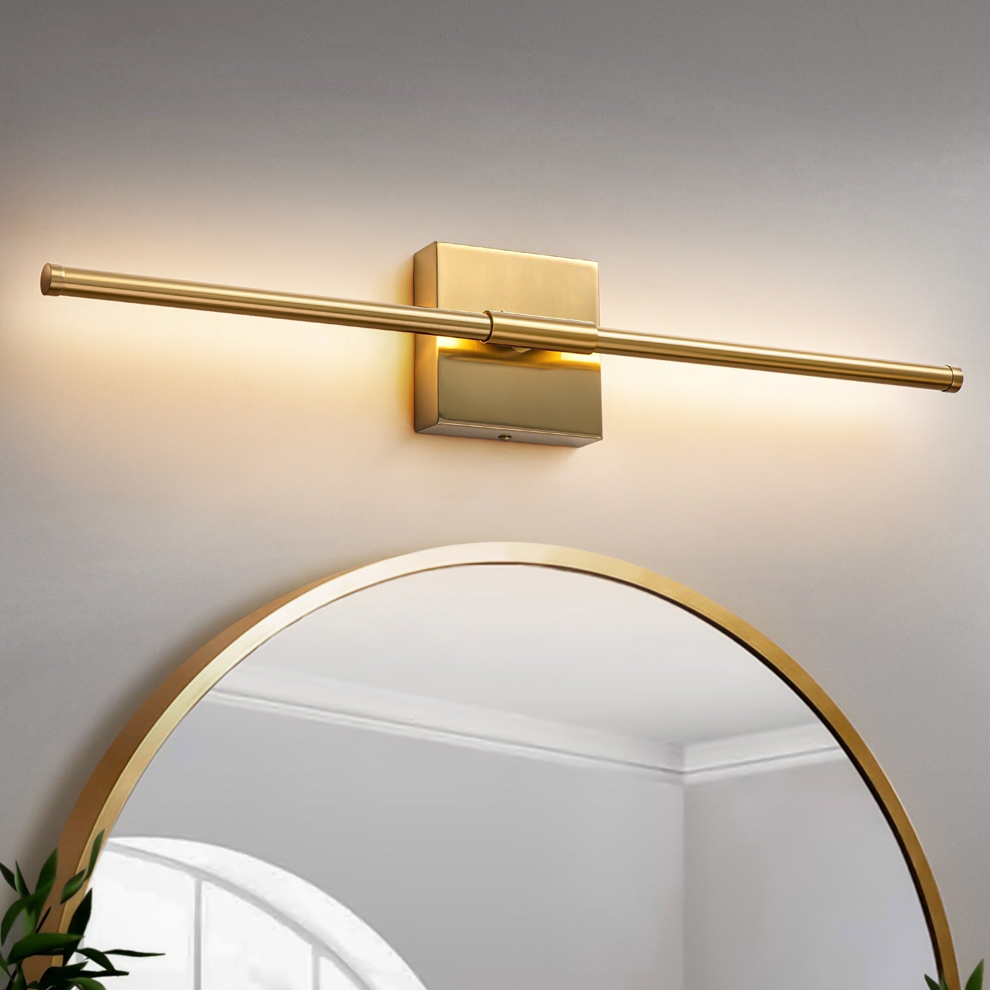 1-Light 23.6 in. Modern Linear Dimmable Integrated LED Bathroom Vanity Light Wall Sconce
