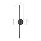 1-Light 23.6 in. Modern Linear Dimmable Integrated LED Bathroom Vanity Light Wall Sconce