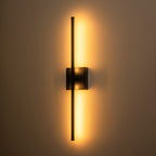 1-Light 23.6 in. Modern Linear Dimmable Integrated LED Bathroom Vanity Light Wall Sconce