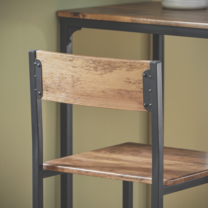 Ensemble bar SoBuy OGT03-XL : 1 table de bar et 2 tabourets, ensemble de bar 3 pièces pour la cuisine et les repas.