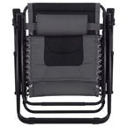 Oversize XL Padded Zero Gravity Lounge Chair Wider Armrest Adjustable Recliner with Cup Holder - N/A