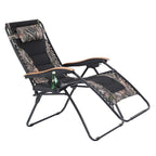 Oversize XL Padded Zero Gravity Lounge Chair Wider Armrest Adjustable Recliner with Cup Holder - N/A