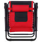Oversize XL Padded Zero Gravity Lounge Chair Wider Armrest Adjustable Recliner with Cup Holder - N/A