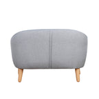 Qaba Kids Sofa Linen Fabric Wooden 2 Seat Armrest Children Chair Cozy