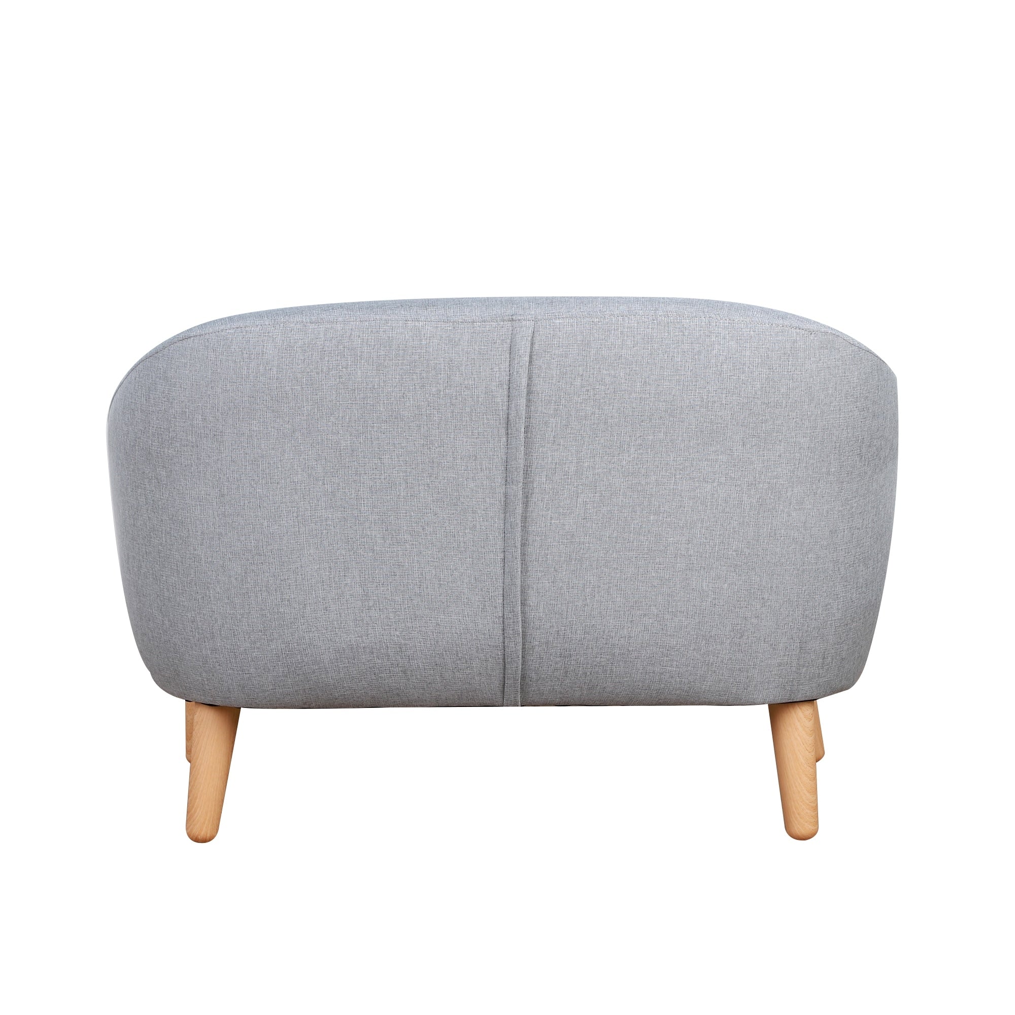 Qaba Kids Sofa Linen Fabric Wooden 2 Seat Armrest Children Chair Cozy