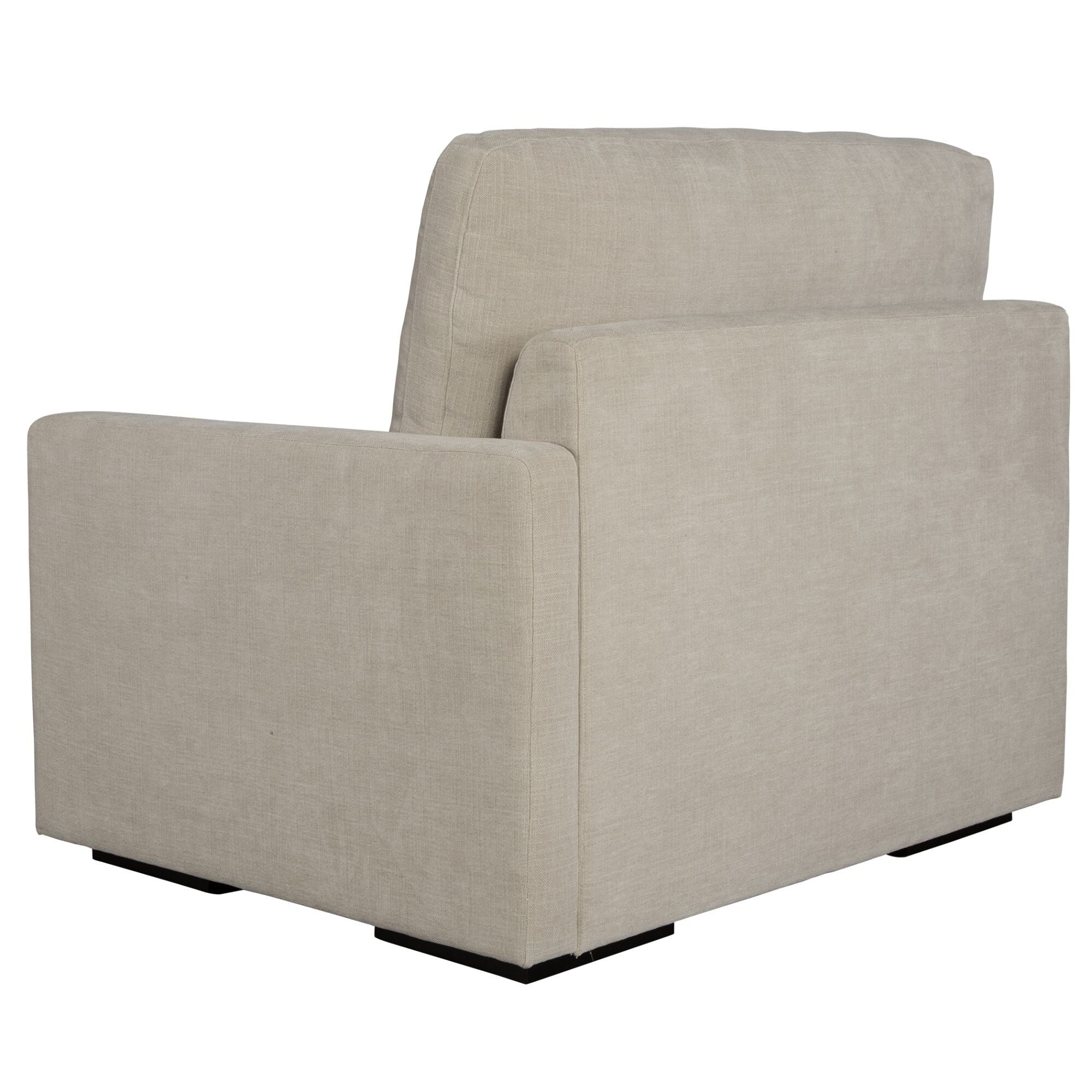 Refuge Solid Modular Right Arm Seat for Sectional Sofa - 43.25 - Sand Gray
