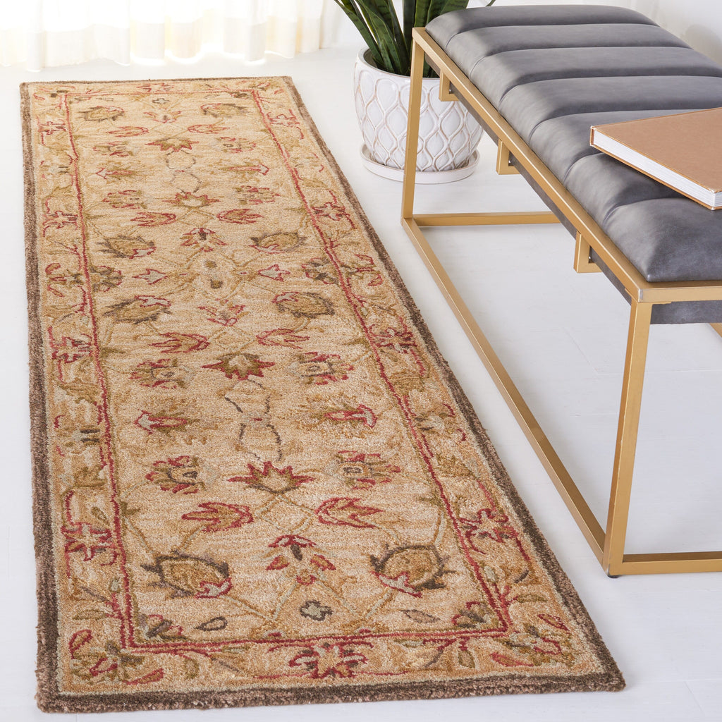 SAFAVIEH Handmade Anatolia Renelle Traditional Oriental Hand-spun Wool Rug