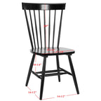 SAFAVIEH Suhair Spindle Farmhouse Dining Chair (Set of 2) - 20.5 x 21 x 36 - 21W x 21D x 36H