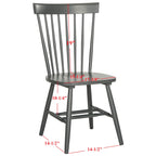 SAFAVIEH Suhair Spindle Farmhouse Dining Chair (Set of 2) - 20.5 x 21 x 36 - 21W x 21D x 36H