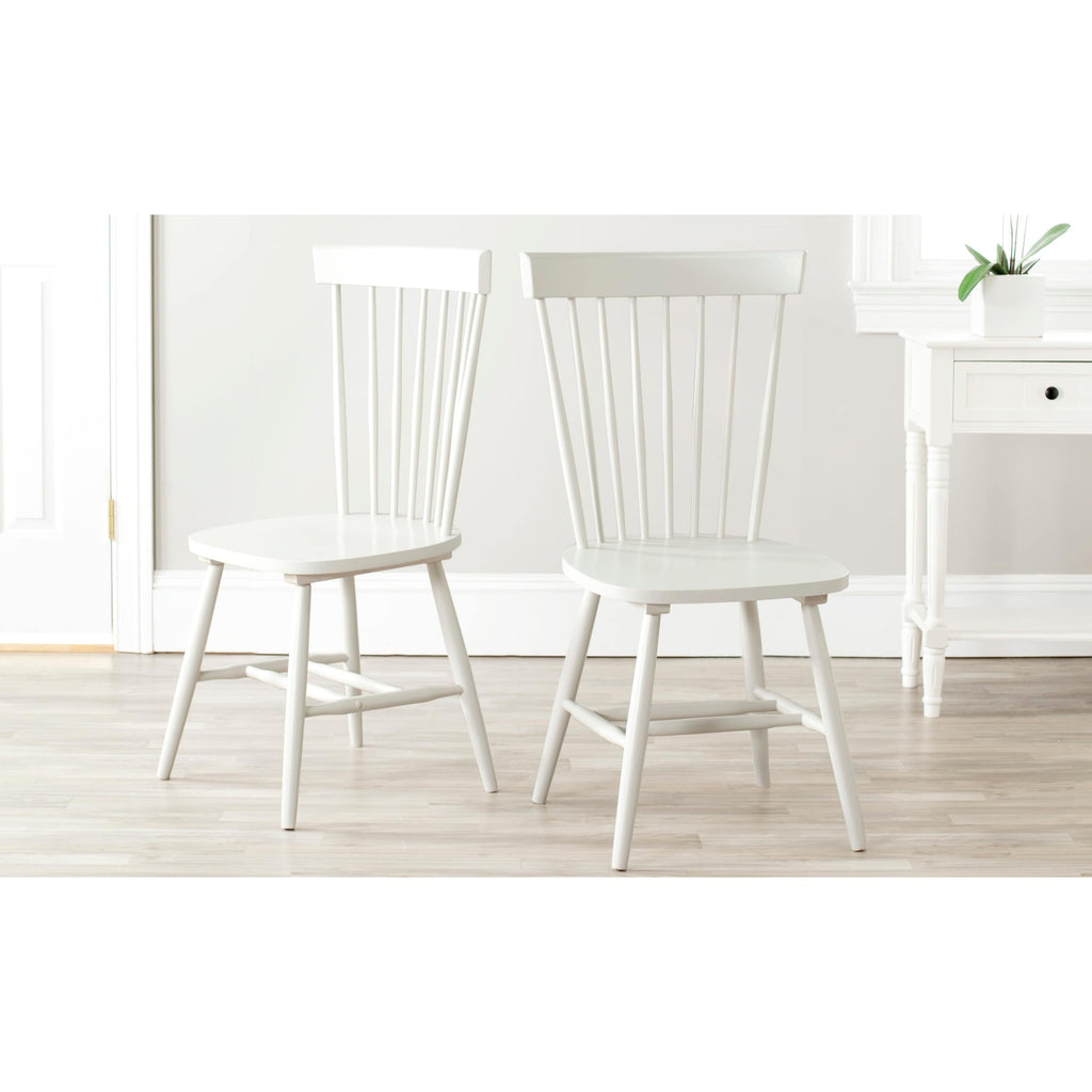 SAFAVIEH Suhair Spindle Farmhouse Dining Chair (Set of 2) - 20.5 x 21 x 36 - 21W x 21D x 36H