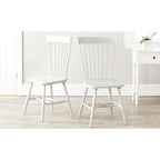 SAFAVIEH Suhair Spindle Farmhouse Dining Chair (Set of 2) - 20.5 x 21 x 36 - 21W x 21D x 36H
