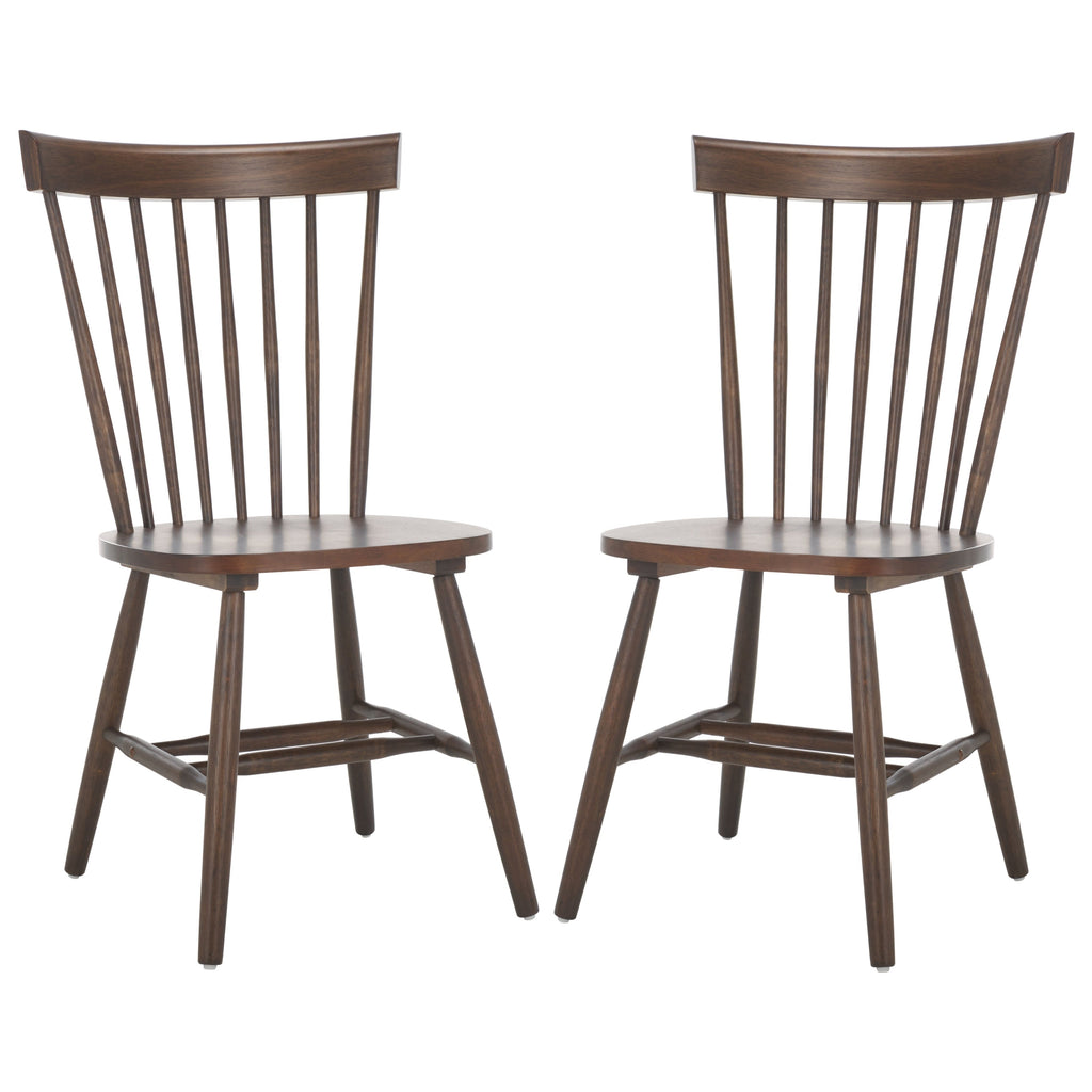 SAFAVIEH Suhair Spindle Farmhouse Dining Chair (Set of 2) - 20.5 x 21 x 36 - 21W x 21D x 36H