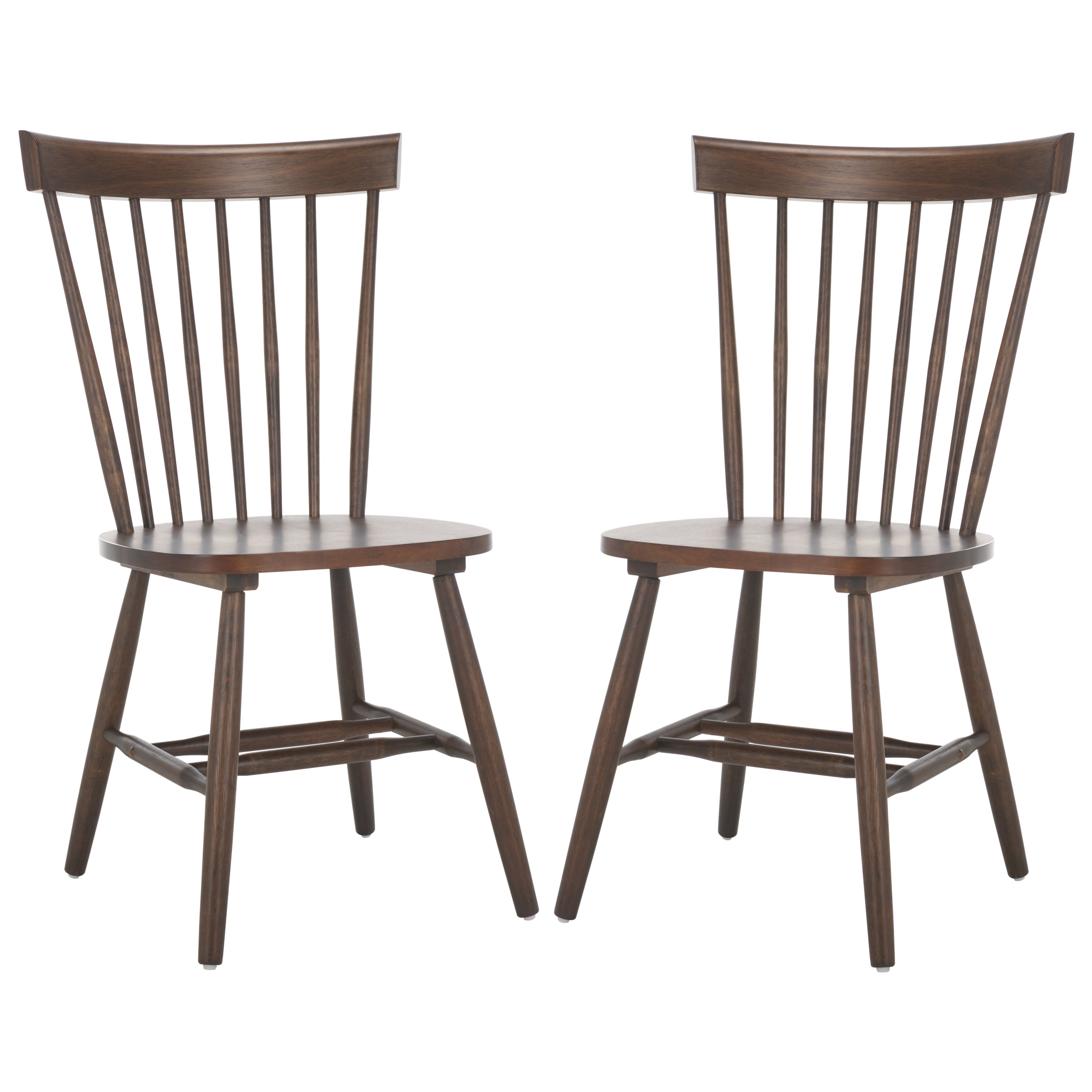 SAFAVIEH Suhair Spindle Farmhouse Dining Chair (Set of 2) - 20.5 x 21 x 36 - 21W x 21D x 36H