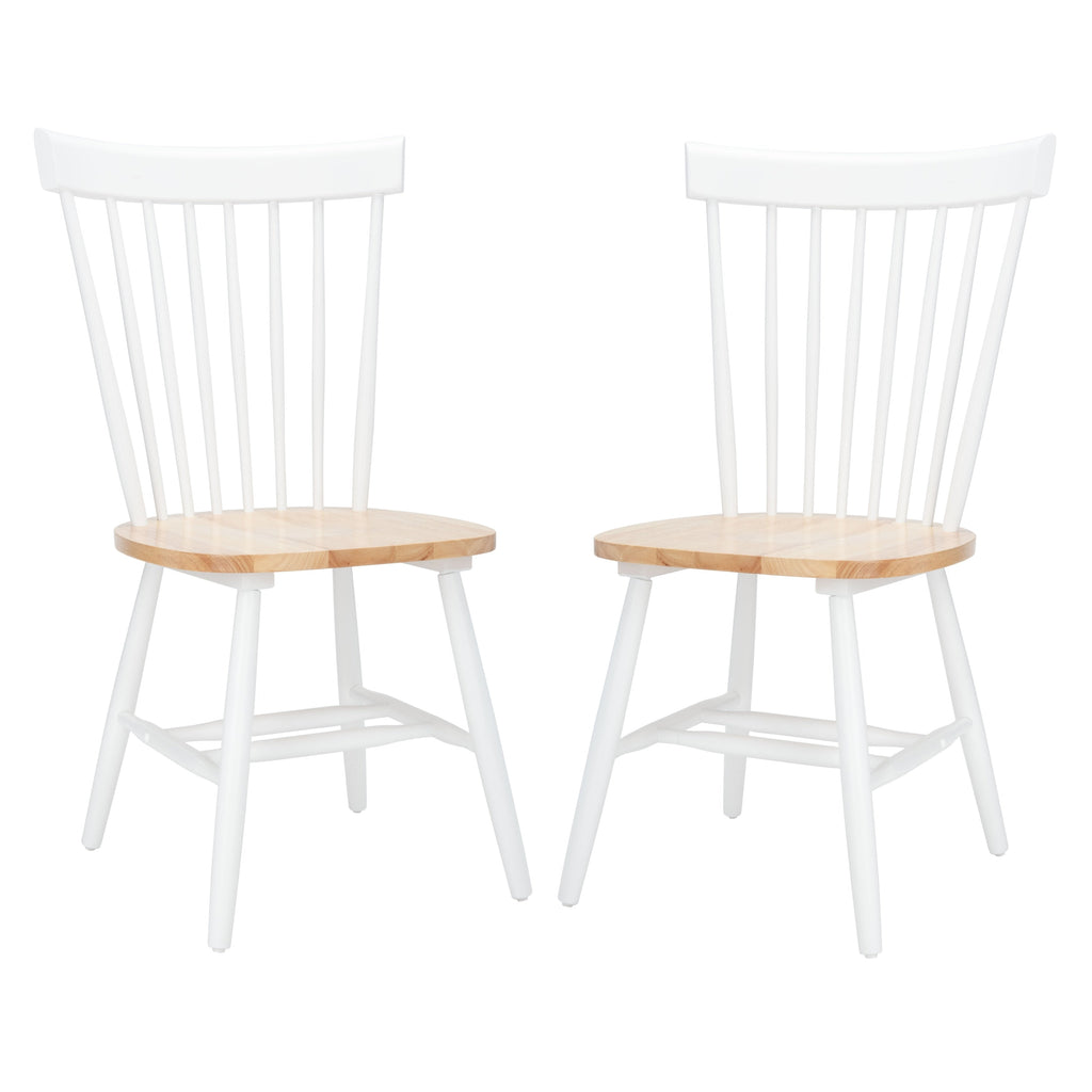 SAFAVIEH Suhair Spindle Farmhouse Dining Chair (Set of 2) - 20.5 x 21 x 36 - 21W x 21D x 36H