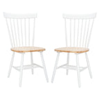 SAFAVIEH Suhair Spindle Farmhouse Dining Chair (Set of 2) - 20.5 x 21 x 36 - 21W x 21D x 36H