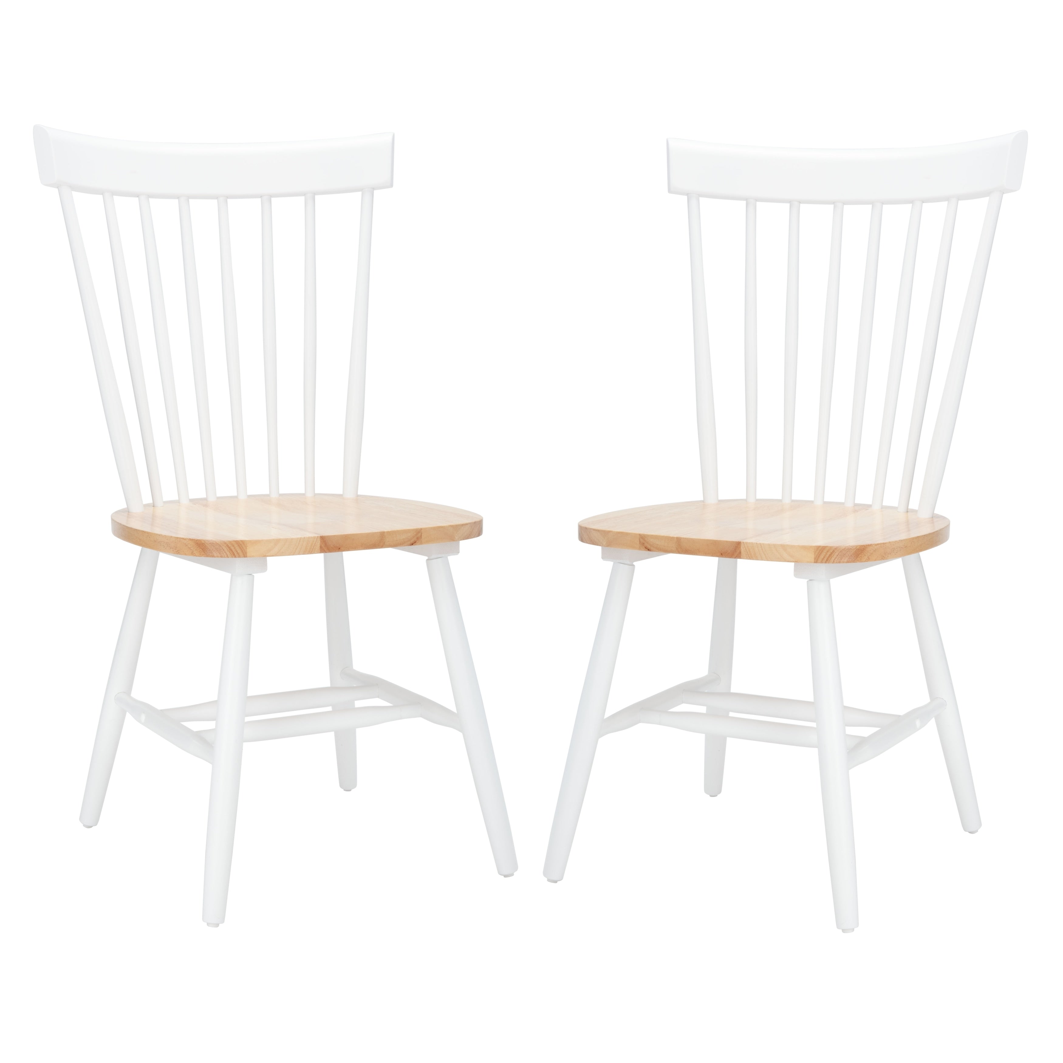 SAFAVIEH Suhair Spindle Farmhouse Dining Chair (Set of 2) - 20.5 x 21 x 36 - 21W x 21D x 36H