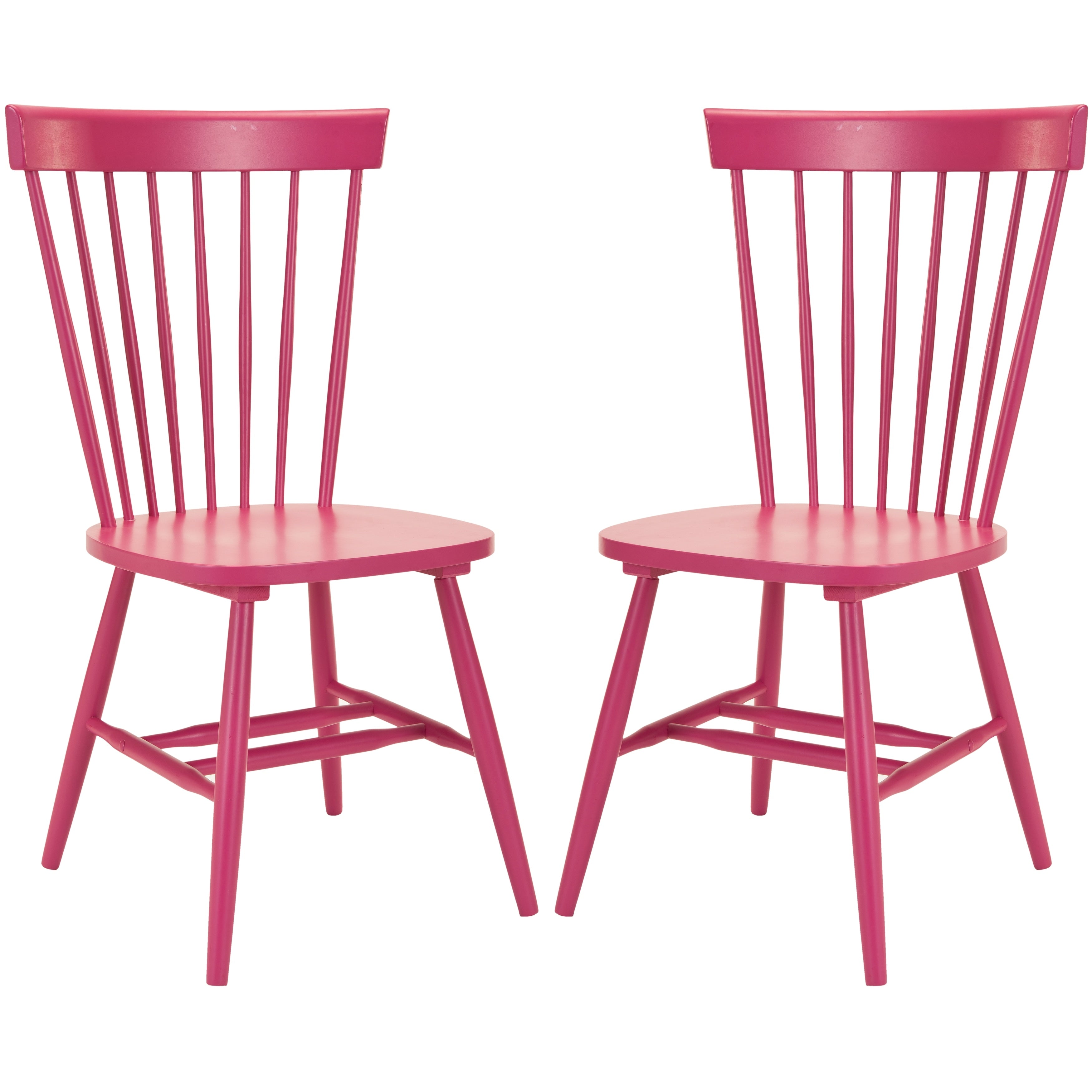 SAFAVIEH Suhair Spindle Farmhouse Dining Chair (Set of 2) - 20.5 x 21 x 36 - 21W x 21D x 36H