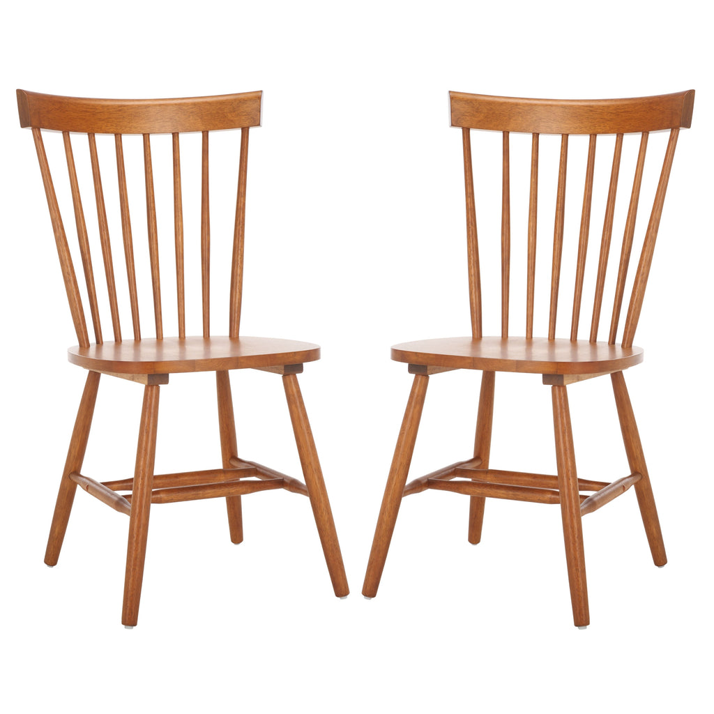 SAFAVIEH Suhair Spindle Farmhouse Dining Chair (Set of 2) - 20.5 x 21 x 36 - 21W x 21D x 36H
