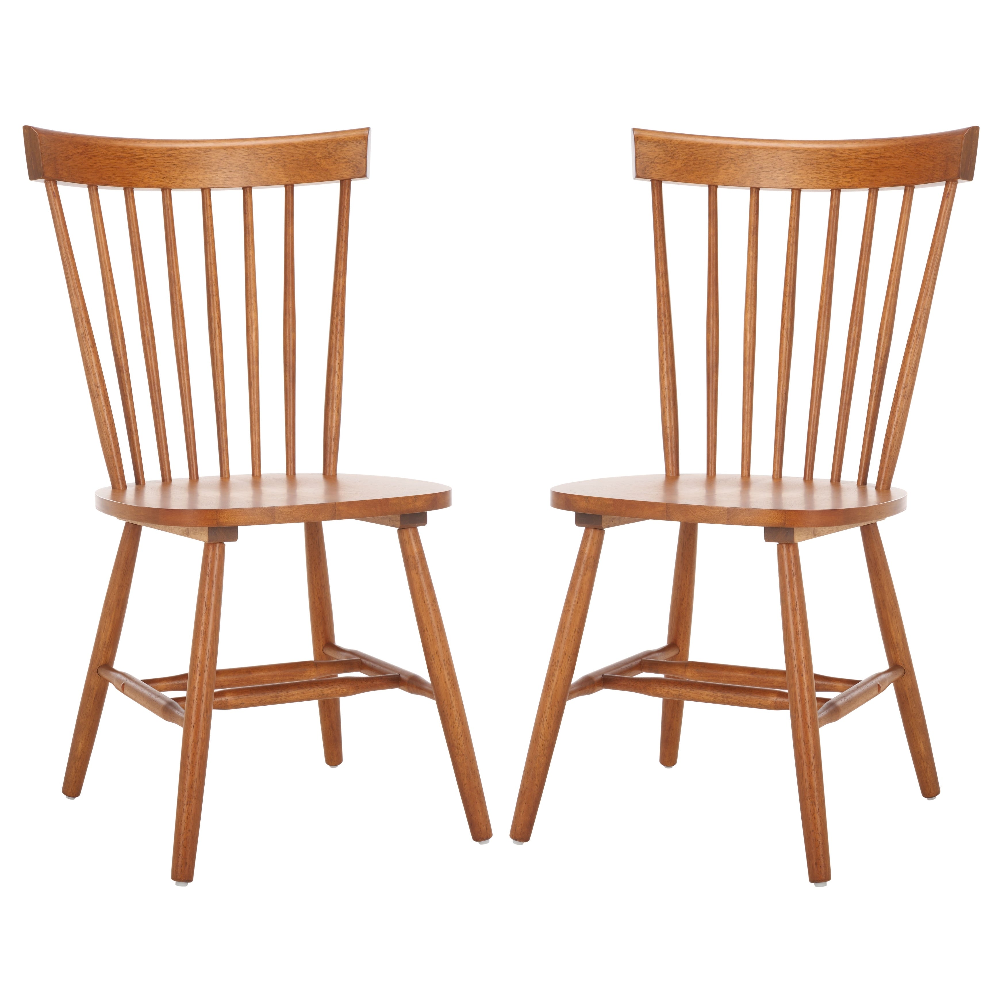 SAFAVIEH Suhair Spindle Farmhouse Dining Chair (Set of 2) - 20.5 x 21 x 36 - 21W x 21D x 36H