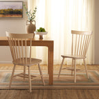 SAFAVIEH Suhair Spindle Farmhouse Dining Chair (Set of 2) - 20.5 x 21 x 36 - 21W x 21D x 36H
