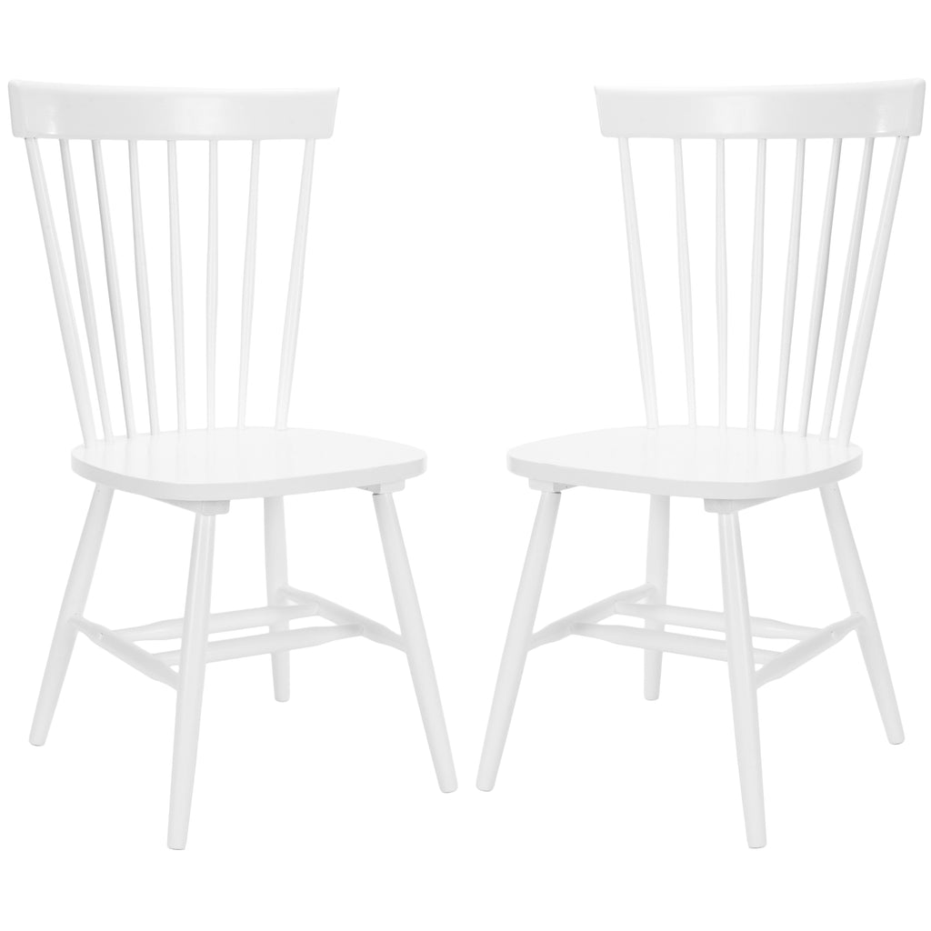 SAFAVIEH Suhair Spindle Farmhouse Dining Chair (Set of 2) - 20.5 x 21 x 36 - 21W x 21D x 36H