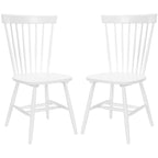 SAFAVIEH Suhair Spindle Farmhouse Dining Chair (Set of 2) - 20.5 x 21 x 36 - 21W x 21D x 36H