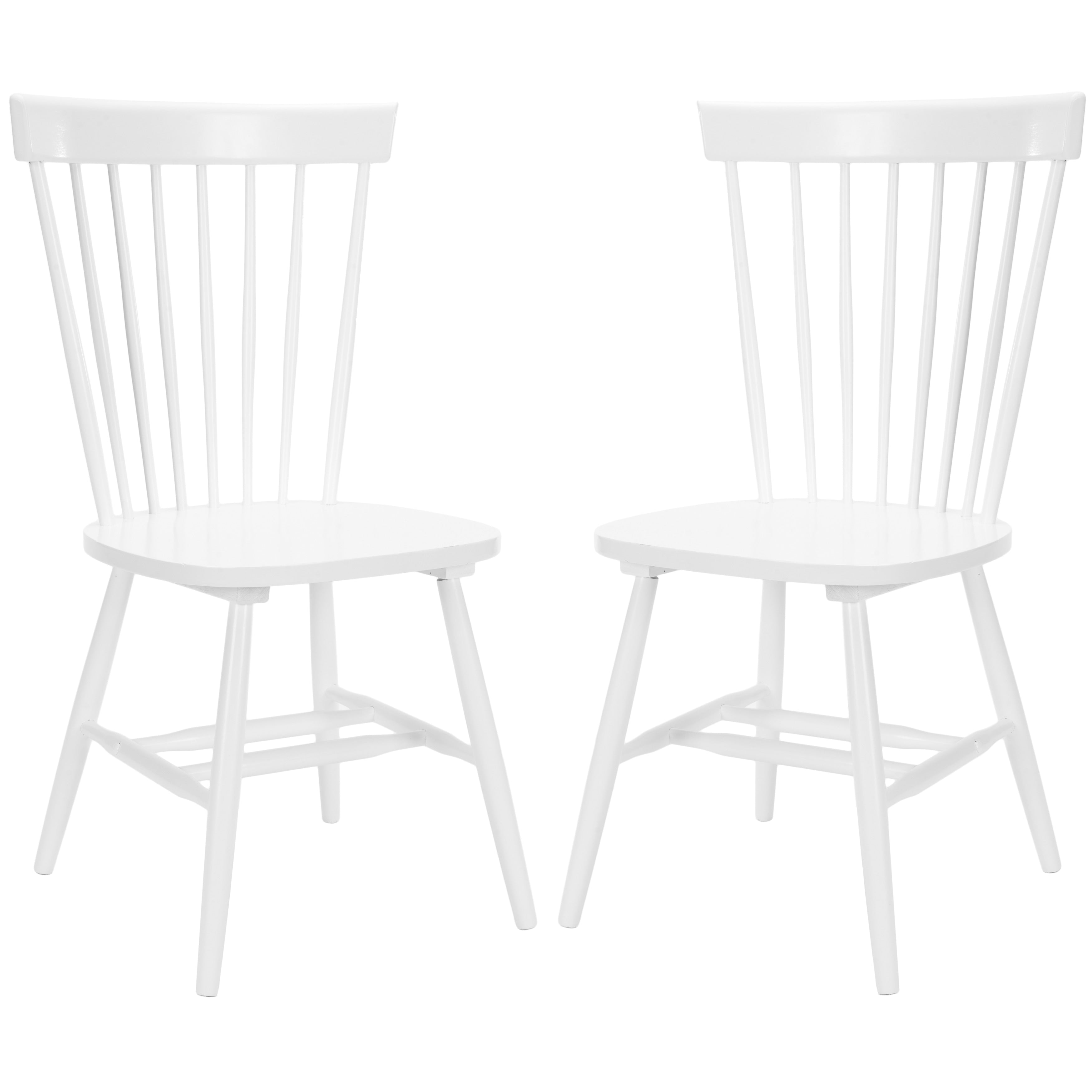 SAFAVIEH Suhair Spindle Farmhouse Dining Chair (Set of 2) - 20.5 x 21 x 36 - 21W x 21D x 36H
