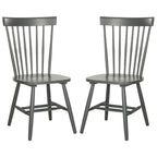 SAFAVIEH Suhair Spindle Farmhouse Dining Chair (Set of 2) - 20.5 x 21 x 36 - 21W x 21D x 36H
