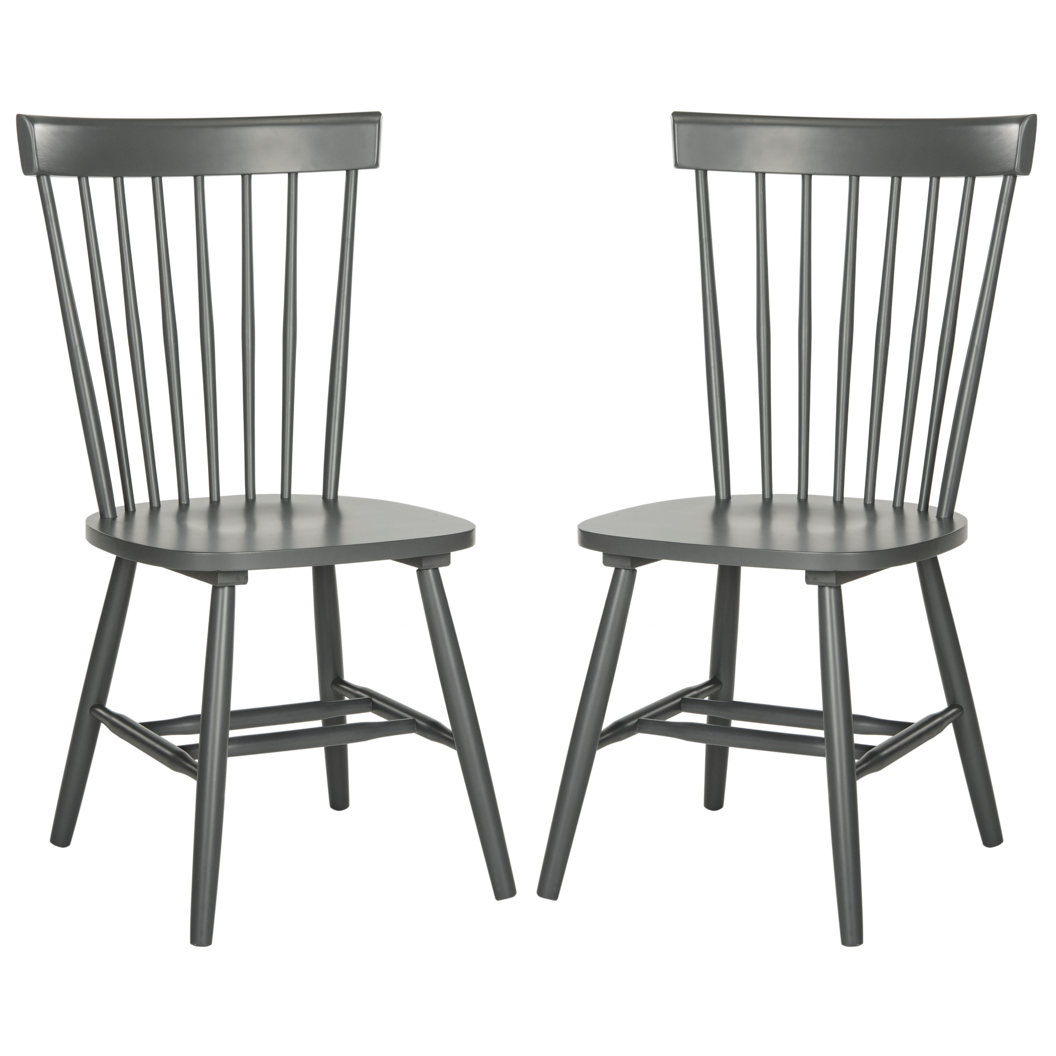 SAFAVIEH Suhair Spindle Farmhouse Dining Chair (Set of 2) - 20.5 x 21 x 36 - 21W x 21D x 36H