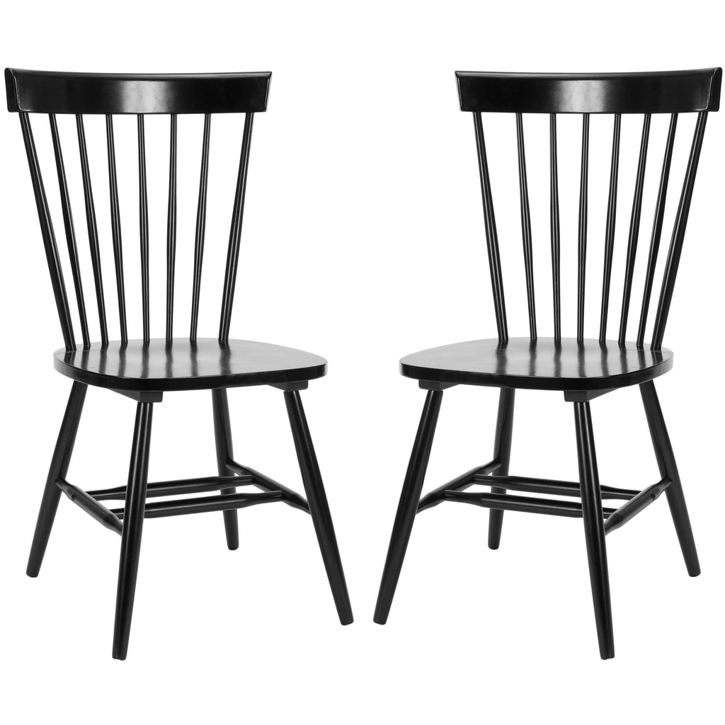SAFAVIEH Suhair Spindle Farmhouse Dining Chair (Set of 2) - 20.5 x 21 x 36 - 21W x 21D x 36H