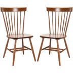 SAFAVIEH Suhair Spindle Farmhouse Dining Chair (Set of 2) - 20.5 x 21 x 36 - 21W x 21D x 36H