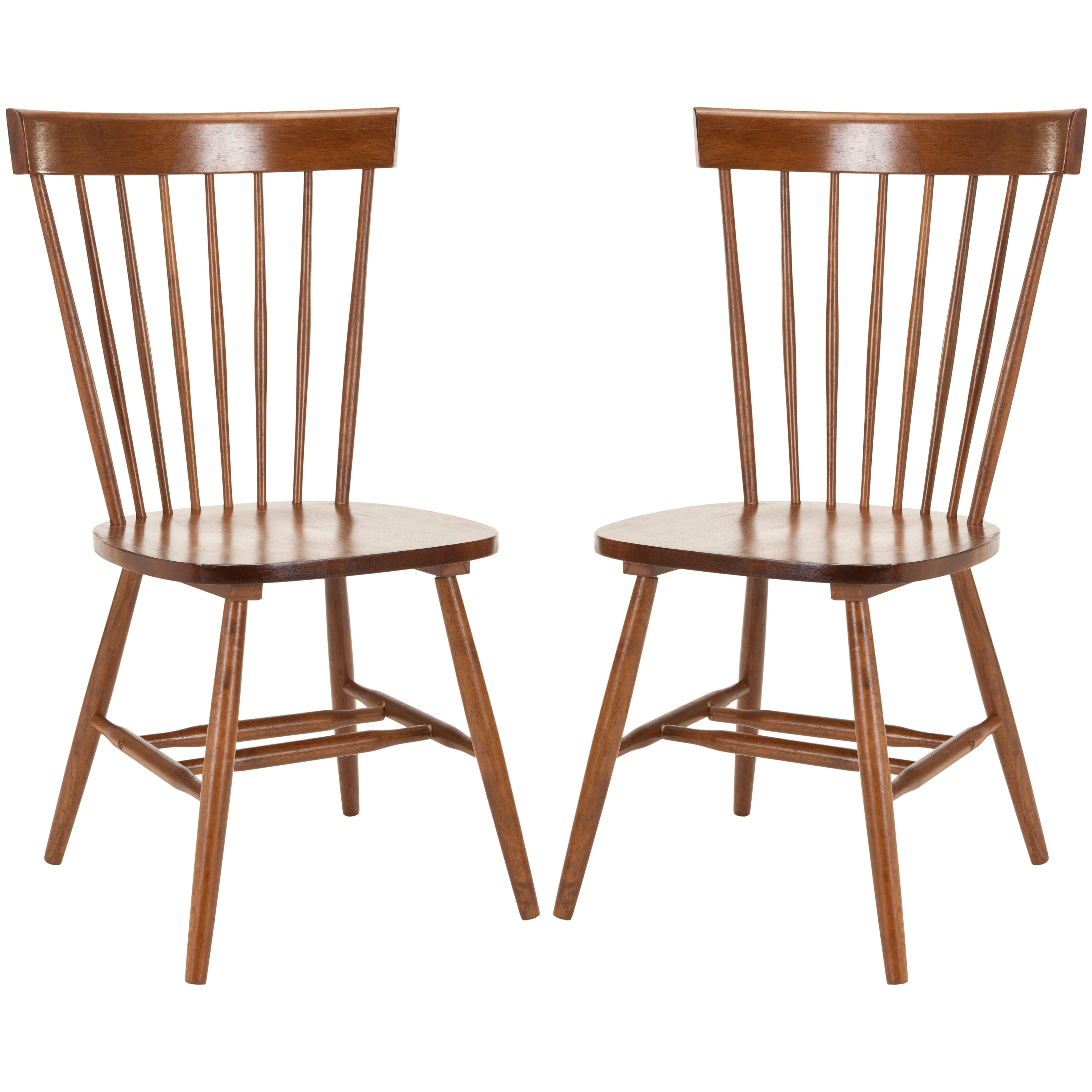 SAFAVIEH Suhair Spindle Farmhouse Dining Chair (Set of 2) - 20.5 x 21 x 36 - 21W x 21D x 36H