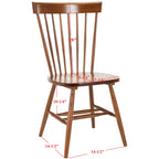 SAFAVIEH Suhair Spindle Farmhouse Dining Chair (Set of 2) - 20.5 x 21 x 36 - 21W x 21D x 36H