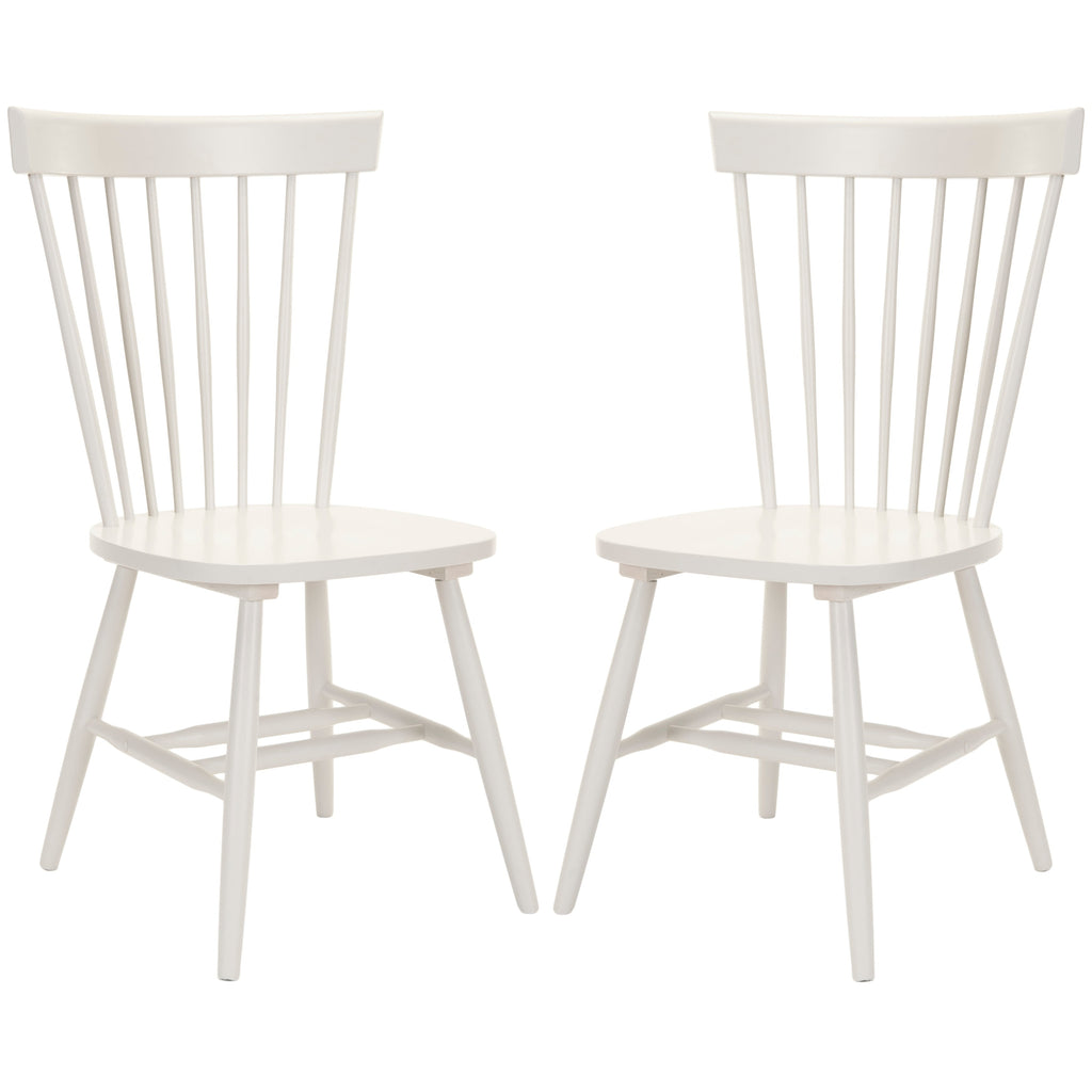 SAFAVIEH Suhair Spindle Farmhouse Dining Chair (Set of 2) - 20.5 x 21 x 36 - 21W x 21D x 36H
