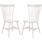 SAFAVIEH Suhair Spindle Farmhouse Dining Chair (Set of 2) - 20.5 x 21 x 36 - 21W x 21D x 36H
