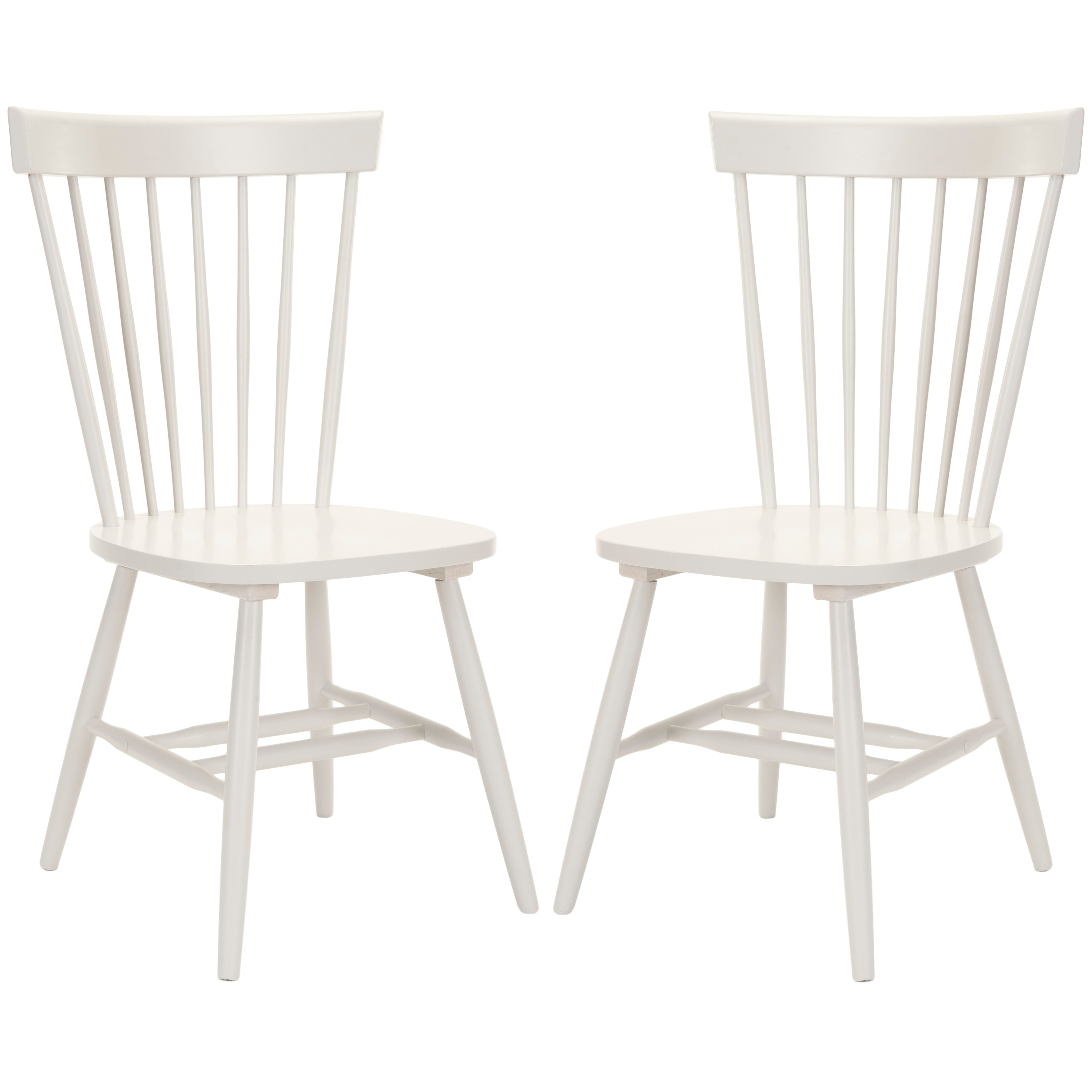 SAFAVIEH Suhair Spindle Farmhouse Dining Chair (Set of 2) - 20.5 x 21 x 36 - 21W x 21D x 36H