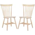 SAFAVIEH Suhair Spindle Farmhouse Dining Chair (Set of 2) - 20.5 x 21 x 36 - 21W x 21D x 36H