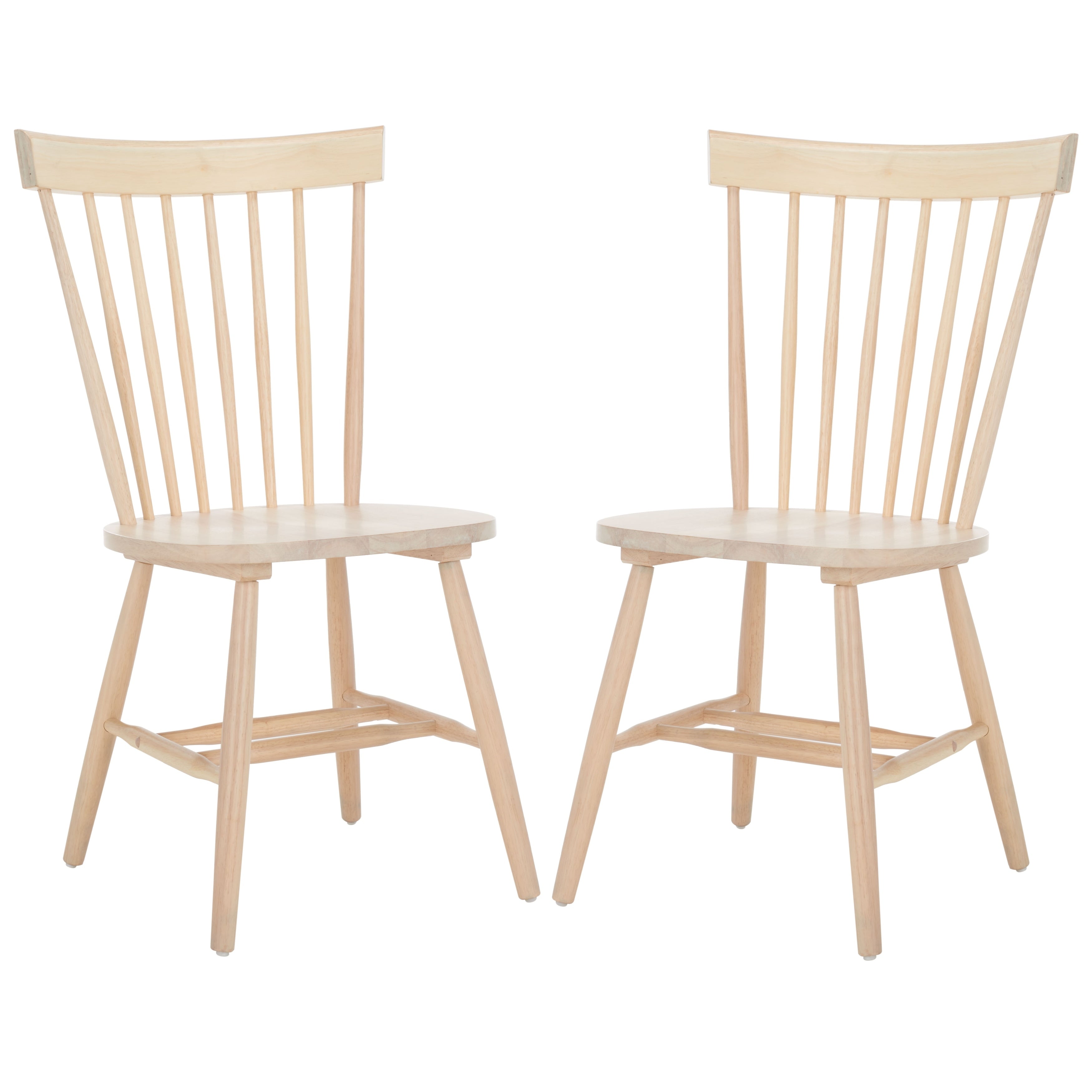 SAFAVIEH Suhair Spindle Farmhouse Dining Chair (Set of 2) - 20.5 x 21 x 36 - 21W x 21D x 36H