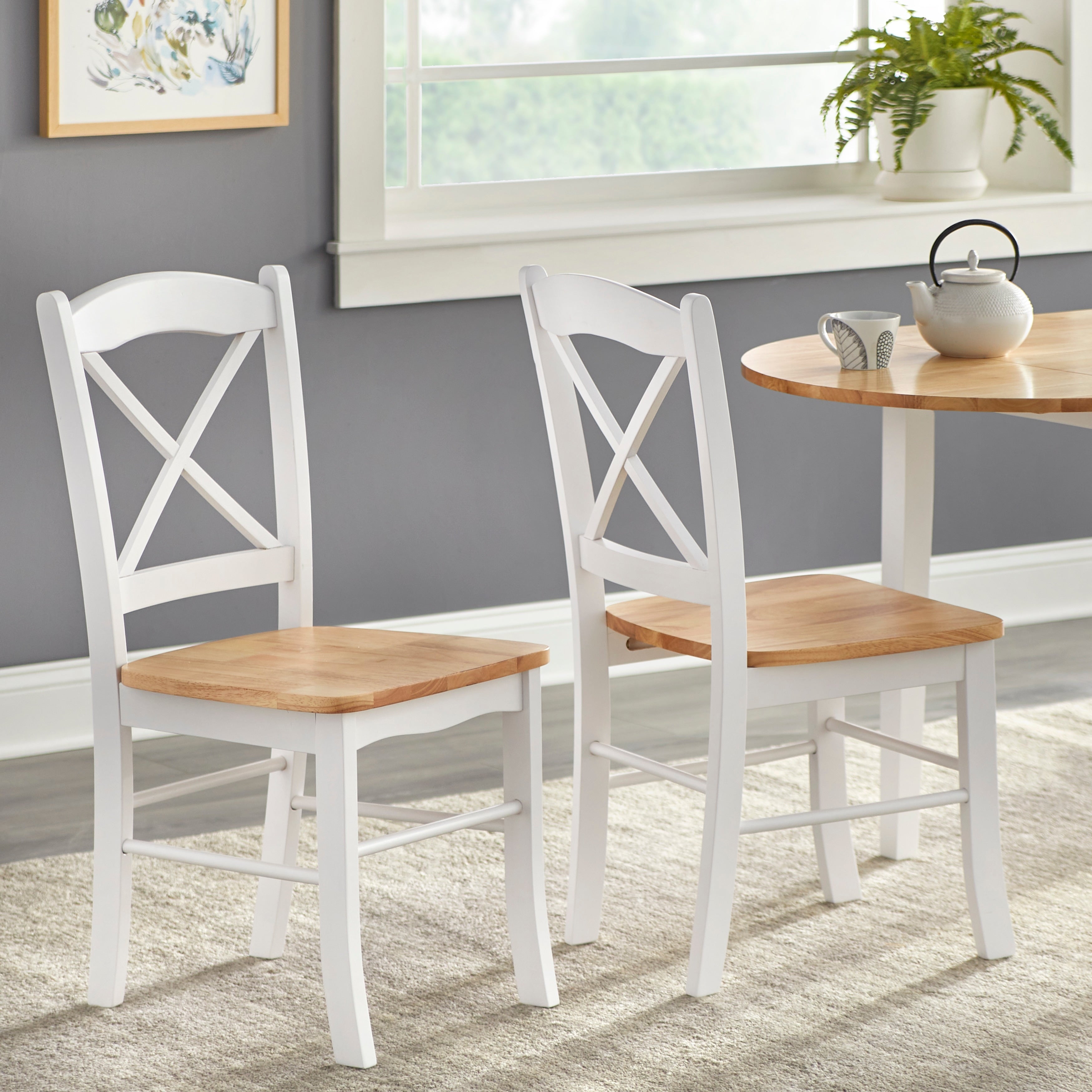 Simple Living Country Cottage Dining Chairs (Set of 2)