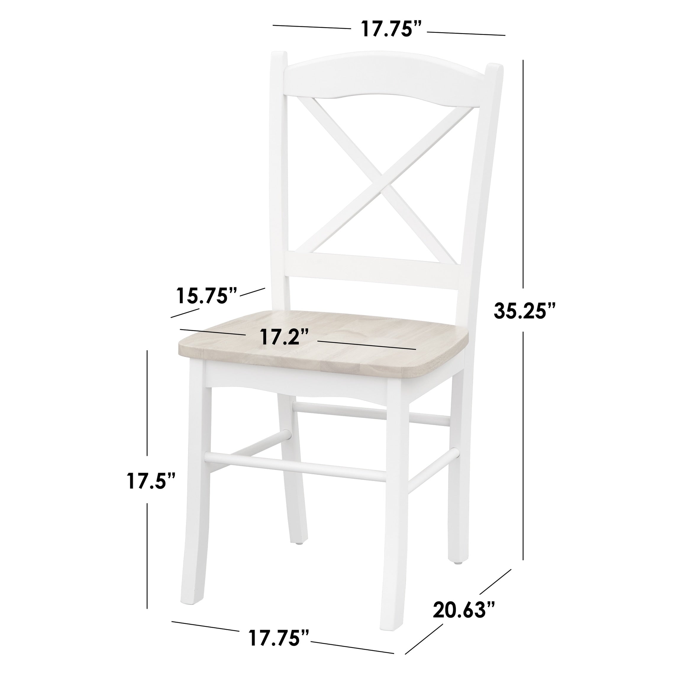 Simple Living Country Cottage Drop Leaf 3-piece Dining Set