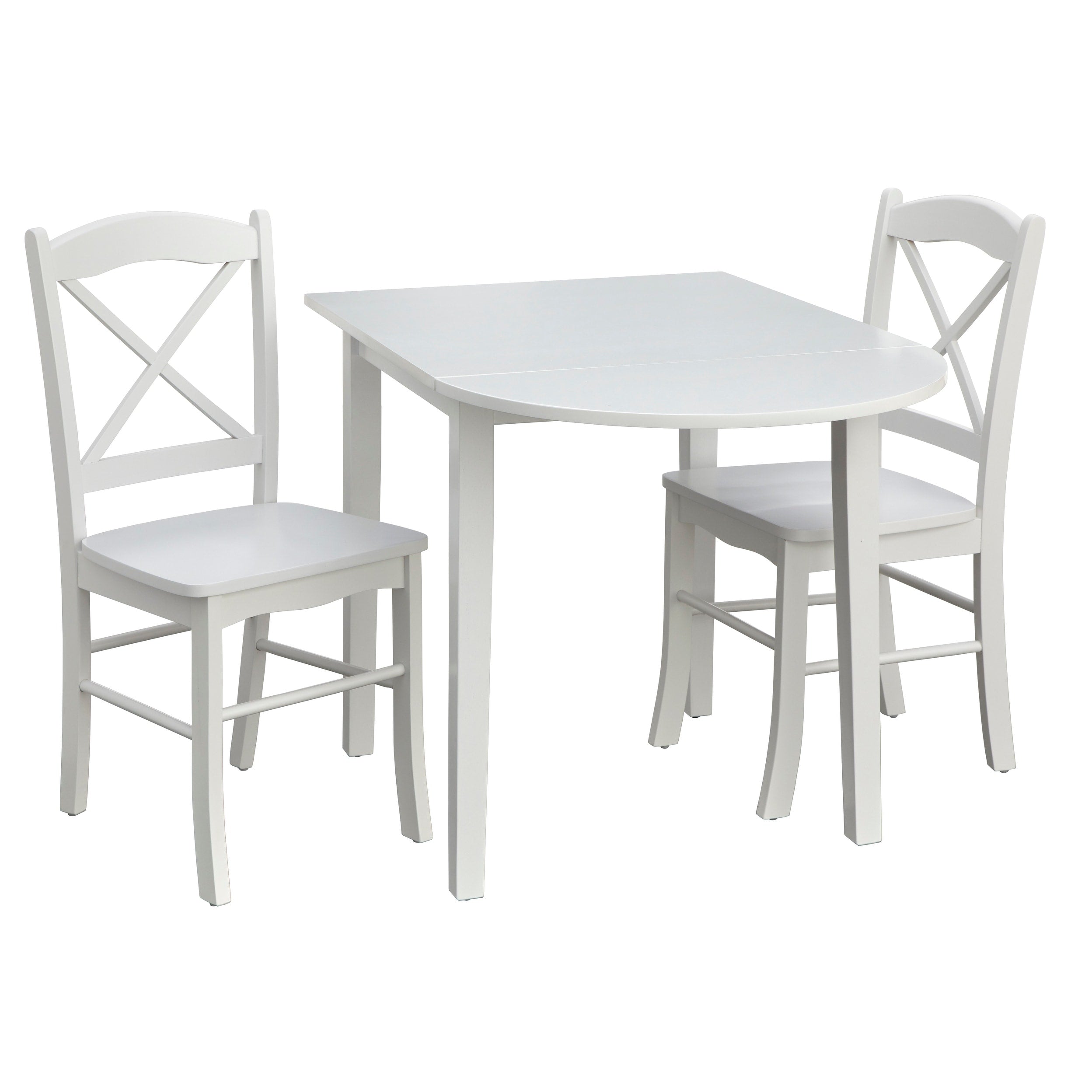 Simple Living Country Cottage Drop Leaf 3-piece Dining Set