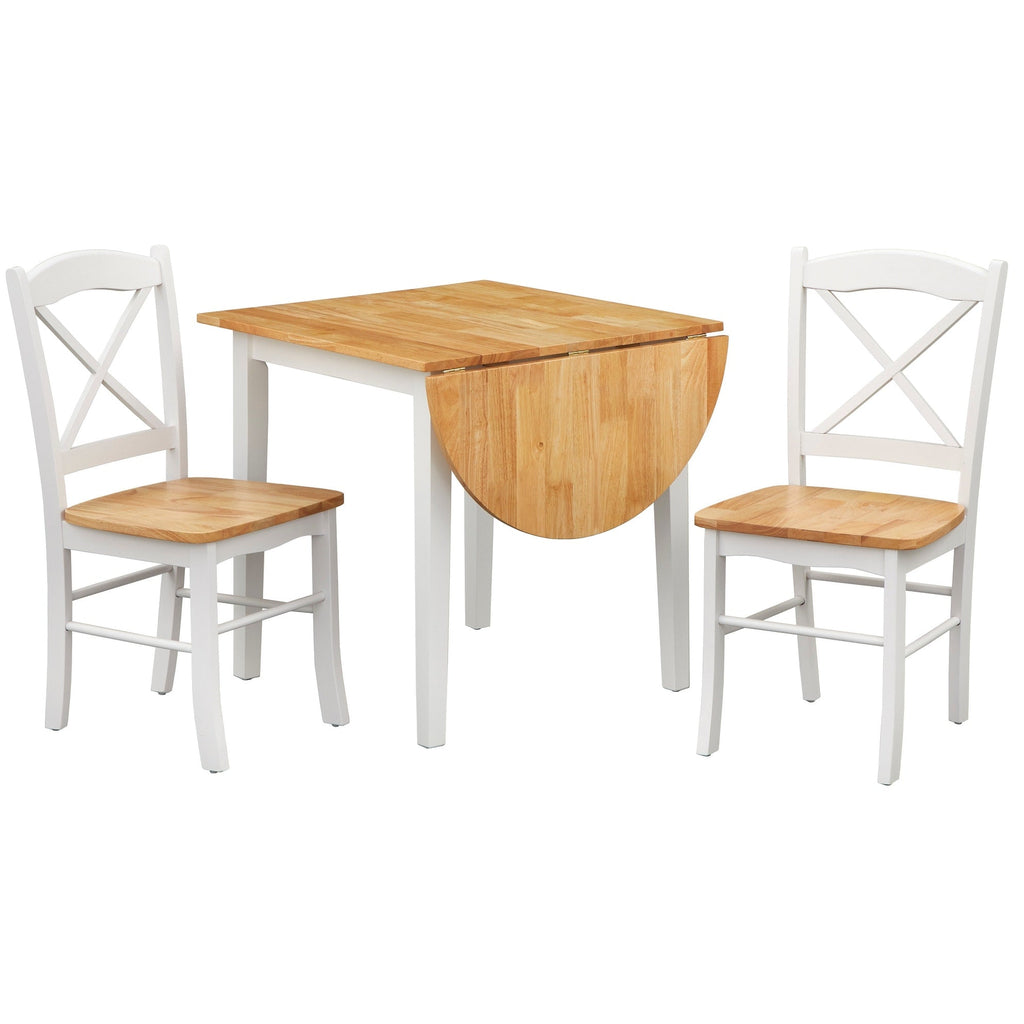 Simple Living Country Cottage Drop Leaf 3-piece Dining Set