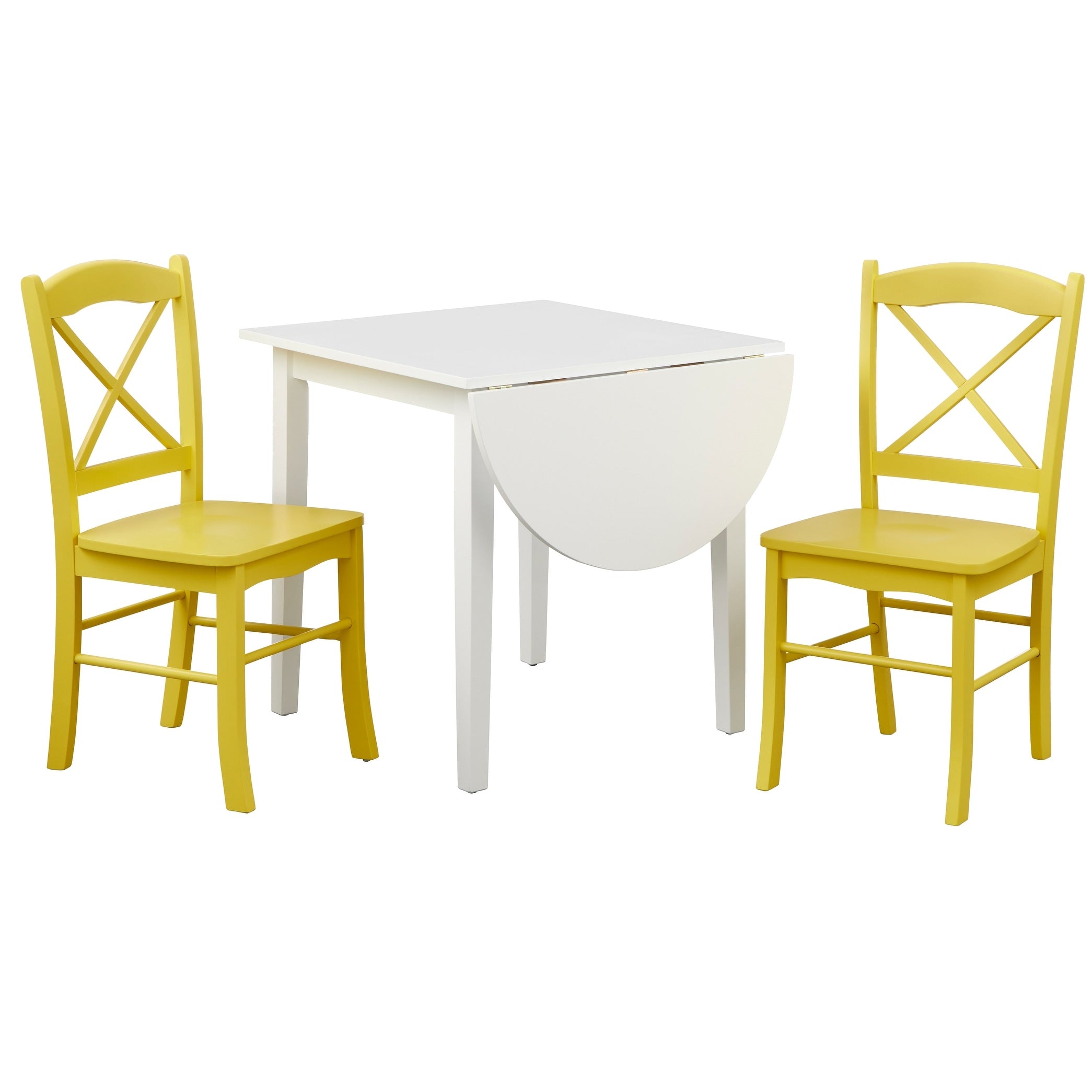 Simple Living Country Cottage Drop Leaf 3-piece Dining Set