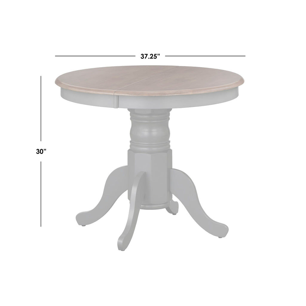 Simple Living Carolina 5-piece Farmhouse Solid Wood Dining Set with Leaf