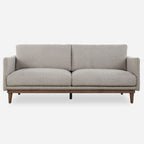 Solid Loveseat Sofa - 83 - Sand Gray