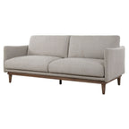 Solid Loveseat Sofa - 83 - Sand Gray
