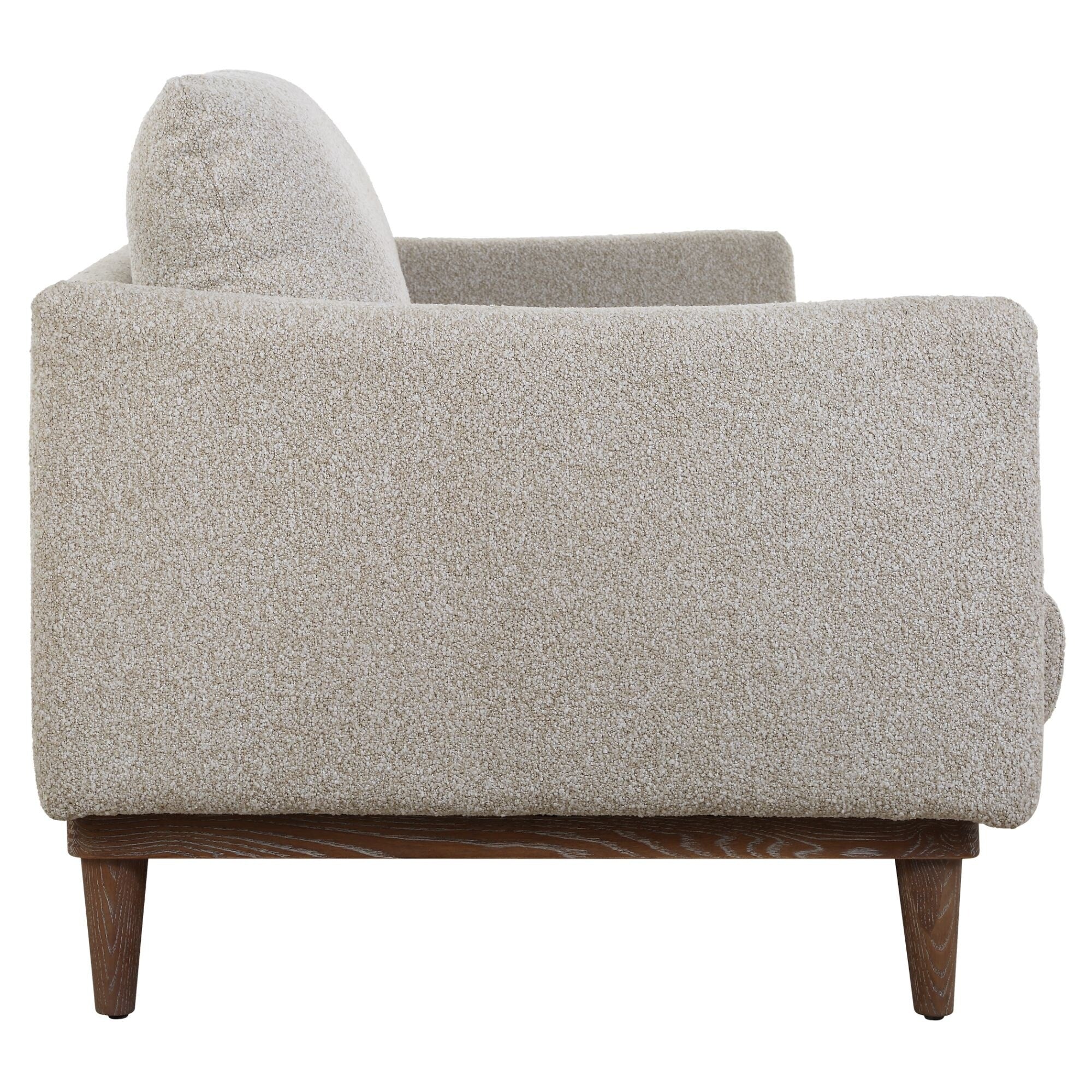 Solid Loveseat Sofa - 83 - Sand Gray