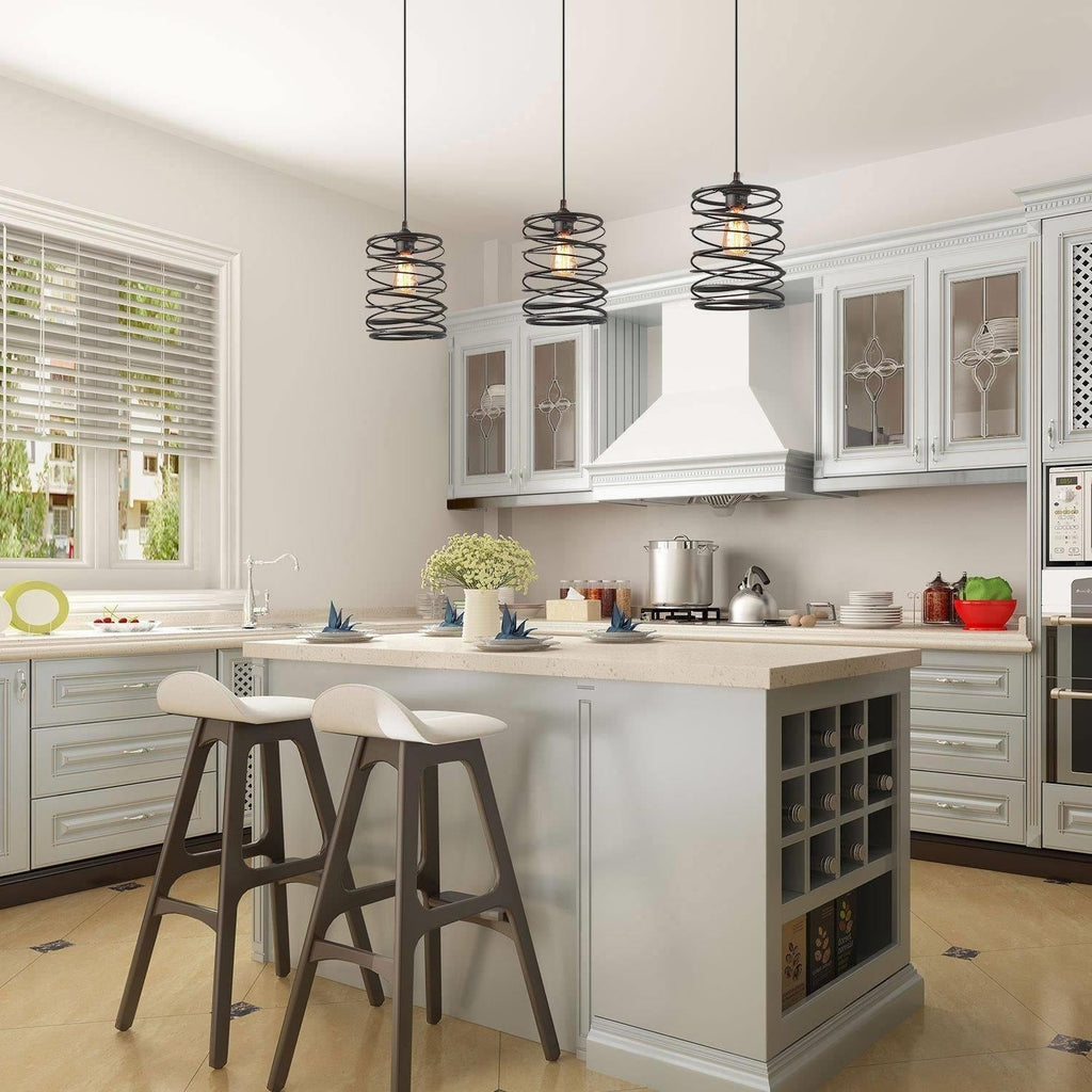 The Gray Barn Farmhouse 1-Light Pendant Light for the Kitchen Island Dining Room
